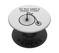 Bicicletta Penny Farthing, hai una camera d'aria di scorta? PopSockets PopGrip Adesivo