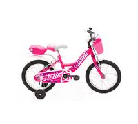 Bicicletta per Bambina 14” 2 Freni Bimba Stella Ciclamino