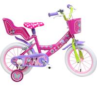 Bicicletta per Bambina 16" 2 Freni Disney Minnie Rosa