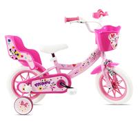 Bicicletta per Bambine 12" Disney Minnie Freno Caliper e Stabilizzatori in