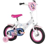 Bicicletta per Bambini 12" con Rotelle Minnie Disney Bianco a Sfera