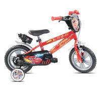 Bicicletta per Bambini 12" Disney Cars Freno Caliper e Stabilizzatori in
