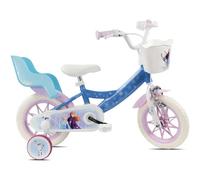 Bicicletta per Bambini 12" Frozen Disney Azzurro Cestino Portabambola