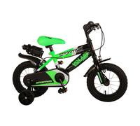 Bicicletta per Bambini 12" Stabilizzatori e Freni Caliper Verde