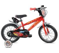 Bicicletta per Bambini 14" Disney Cars Freni Caliper e Stabilizzatori in