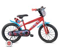Bicicletta per Bambini 16" Marvel Spiderman Freni Caliper e Stabilizzatori in