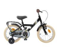 Bicicletta per Bambini 16 Pollici per bambini di 4-6 anni Nero