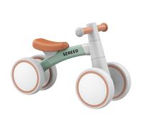 SEREED Bicicletta per bambini a partire da 1 anno, giocattolo per bambini da 12 a 24 mesi, prima bicicletta senza pedale con 4 ruote per ragazzi e ragazze, regalo di primo compleanno