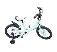 Bicicletta per bambini da 16 pollici, per bambini dai 5 agli 8 anni, con ruote di supporto, per ragazzi e ragazze, per attività all'aperto, sportiva, per bambini, con ruote di supporto, freno a