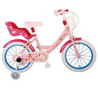 ALBRI 16 Pollici, Bicicletta Princess Bambino, Rosa