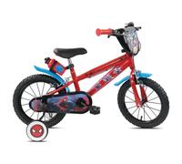 Bicicletta per Bambini Spiderman Marvel 14" Rosso Rotelle Removibili