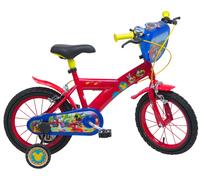 Bicicletta per Bambino 14" 2 Freni Disney Mickey Mouse Rossa