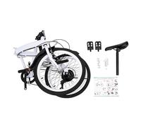 Bicicletta pieghevole da 20", 6 marce, moderna, pieghevole, per adulti, da città, regolabile, unisex, adatta per la città, il campeggio, lo sport, le attività all'aperto, il ciclismo, il pendolarismo,
