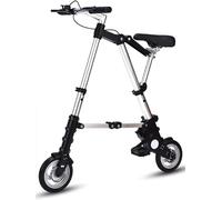 Bicicletta pieghevole da 8 pollici con telaio leggero in alluminio, ideale per la città, per uomo e donna, perfetta per viaggi allaperto.