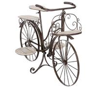 ATMOSPHERA CREATEUR D'INTERIEUR - Piantana Vélo in Metallo e Legno H59cm