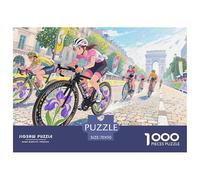 Bicicletta Puzzle in Legno Impermeabile DIY Puzzles Da 1000 Pezzi Regali Per Adulti Impossibili Per Decorazioni Domestiche