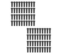 bicicletta raggi cappello, 80 pezzi, lunghezza 14 mm, bici da strada capezzoli per 14G raggio filo, protezione contro la corrosione e il rilassamento, per ciclisti di strada e città