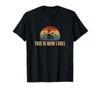 Bicicletta reclinata This Is How I Roll Funny Recumbent Bicycle Maglietta