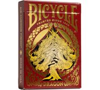 Bicicletta Red Dragon Gold Foil Premium Carte Da Gioco