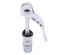 Bicicletta Sella Morsetto 2 Pz Bicicletta Quick Release in alluminio Bike Sedile Post Clamp Mountain Seat Tube Morsetto Accessori for biciclette(Silver)