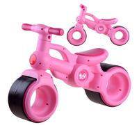 Bicicletta senza pedali rosa per bambina