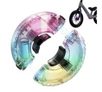 Bicicletta Spoke Lights LED Ricaricabile Impermeabile Luce Split Torcia | Luci di sicurezza per bambini per la guida notturna, per bambini, ragazze, ciclismo, campeggio, spiaggia, strada, feste