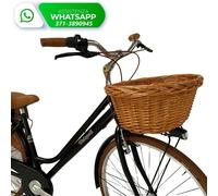 Bicicletta Stile VINTAGE Velopoli ALLUMINIO 28″ e Cambio 6V CESTO VIMINI E BORSE