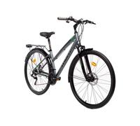 Bicicletta TREKKING, TREKKING PRO M 28 Moma Bikes, Alluminio, SHIMANO 21V, Freni a Disco, Sospensioni Avanti - Nouvo