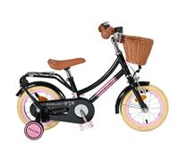 Bicicletta tutto terreno con cestino ragazza Volare Excellent CB Noir