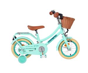 Bicicletta tutto terreno con cestino ragazza Volare Excellent CB Vert