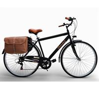 Bicicletta Uomo 28" Passeggio Nero Vintage Velodia · Bici da Città con Cambio Shimano · Comoda e Robusta · Perfetta per Spostamenti Quotidiani e Tempo Libero · Stile Retrò Elegante