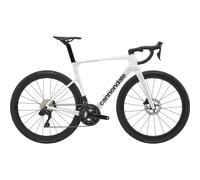 Biciclette da strada Cannondale SuperSix Evo 5 Shimano 105 Di2 R7150 12v Blanc