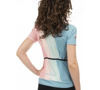 Biciclista Right On W - maglia ciclismo - donna XL Light Blue/Pink woman Recycled Materials