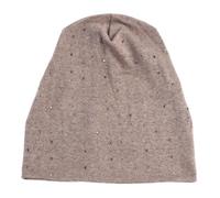 bicup Berretti in Maglia Cappelli Cappellini Berretti Donne Beanie Cappello Ragazze Pianura Signore Lavorato A Maglia Slouchy Cappelli Cofano Tinta Unita Femminile Cachi