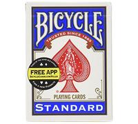 Bicycle 1 mazzo di carte da gioco con indice standard, i colori possono variare (rosso o blu)
