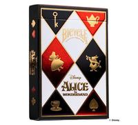 Disney Alice Nel Paese Delle Meraviglie - Bicicletta Foil Carta da Gioco