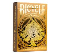 Bicycle 10044107 Playing Cards Gold Dragon, Giallo