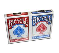 Bicycle 2-Pack Standard Indice Poker Carte da Gioco 1 Rosso & 1 Blu Ponte Nuovo