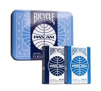 Bicycle 2 Set Mazzi Di Carte Da Gioco In Scatola Da Viaggio Blu Scuro Chiaro
