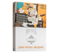 Bicycle Artist Series Jean-Michel Basquiat - Carte da gioco in edizione limitata, 2 mazzi premium, made in USA, in confezione regalo