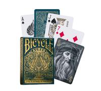 Bicycle aureo Verde Playing Carte Deck Poker Misura Air-Cushion Finire Uspcc New