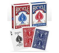 Bicycle Bicycle-2-Pack Index Rider Back 808 Mazzo Standard Confezione Doppia, Colore Rosso e Blu, Poker 62.8 x 88 mm, 1001781, a partire da 14 anni