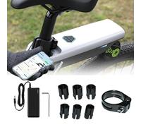 Bicycle Booster(APP Control), 4 Modes Pedal Assistance Kit, Up to 31 Miles Range, Electric Bike Conversion Kit for Mountain Bike and Road Bike, 6 Seatpost Adapters, 30s Tool-Free Installation,Green
