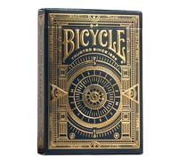 Bicycle Carte da gioco Cypher - 1 mazzo, finitura con cuscino d'aria, professionale, superba maneggevolezza e durata, ottimo regalo per collezionisti di carte, blu, oro