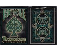 Bicycle Carte da Poker Brimstone Aqua Poker Size di Gamblers Warehouse