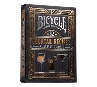 Bicycle Carte da Gioco Cocktail - Ricette di 52 Cocktail, Design Personalizzato, Finitura a Cuscino d'Aria, Prodotto negli USA - Perfetto per il tuo Bar - Età Consigliata: 18+