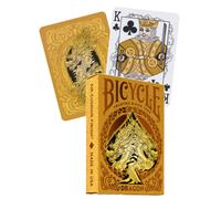 Bicycle Color Oro Dragon Carte da Gioco Deck Poker Misura Custom Indietro Design
