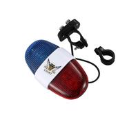 Bicycle Cycling 4 Tones 6 Led Electronic Led Warning Lights Siren Horn Beeper Bell