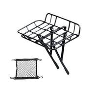 Bicycle Front Rack - Front Bike Rack Heavy Duty Cargo Carrier | Bike Basket Front Storage Rack Touring Travel Outdoor Mountain Road Cargo Grocery Bag Kids Adults
