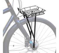 Bicycle Front Rack, Heavy Duty Cargo Stand Carrier | Bike Basket Front Storage Rack for Touring Travel Outdoor Mountain Road Cargo Grocery Bag Kids Adults